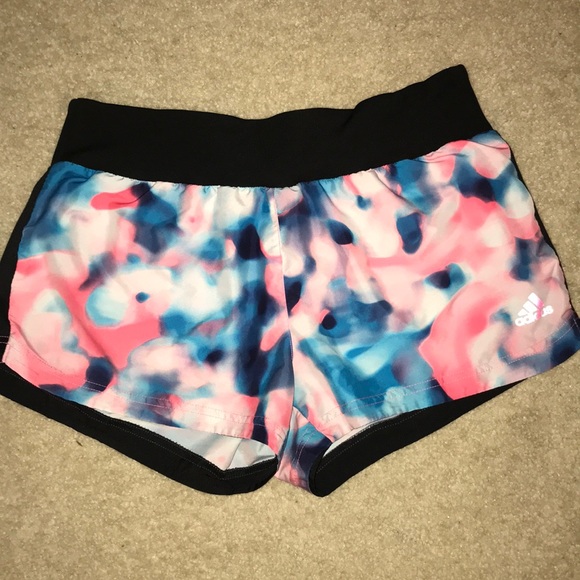 adidas Pants - Adidas climacool colorful workout shorts